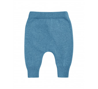 Puri organics broekje blauw katoen/linnen Puri organics broekje blauw katoen/linnen