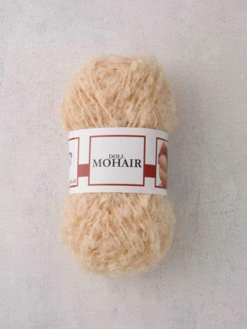 De Witte Engel mohair boucle naturel