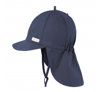 Pure Pure cotton sun hat navy with UPF50
