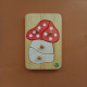 Drei Blatter wooden puzzle mushroom
