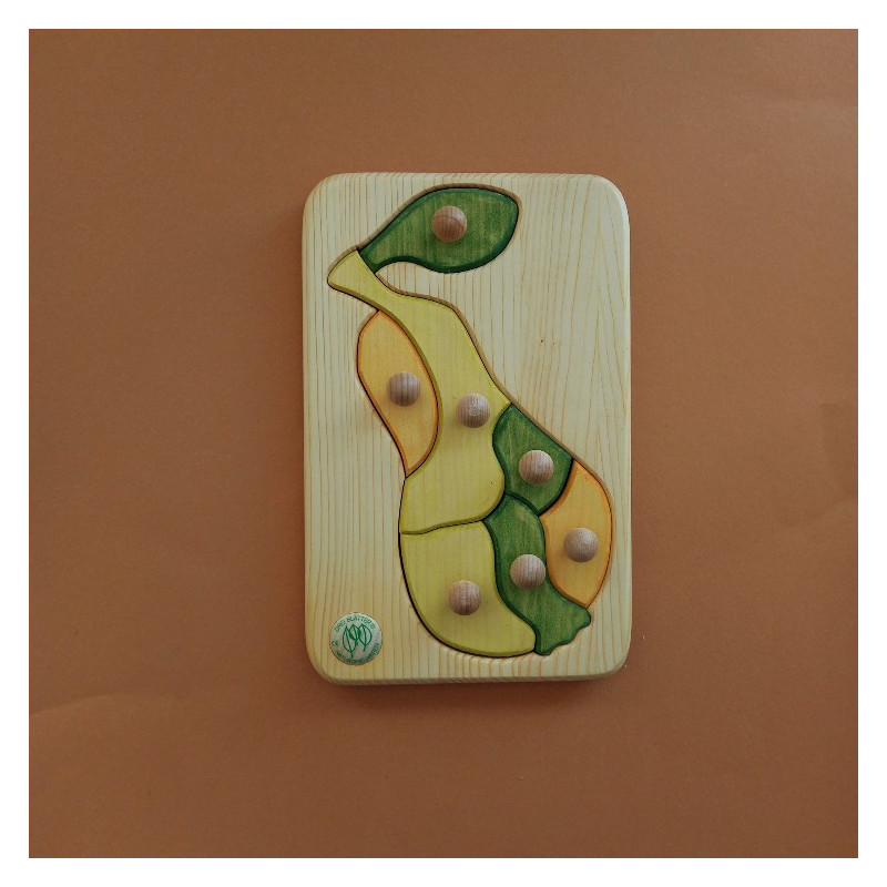 Drei Blatter wooden puzzle mushroom