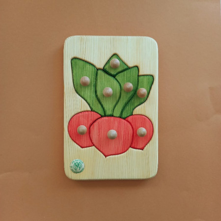 Drei Blatter wooden puzzle mushroom