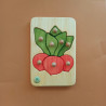 Drei Blatter wooden puzzle mushroom