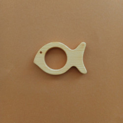 Drei Blatter wooden teething bird