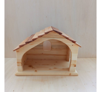 Drei Blatter small wooden (christmas) stable