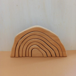 Drei Blatter 7 delige houten grot