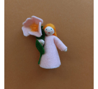 Seasonal doll sweet briar with flowers in her hand