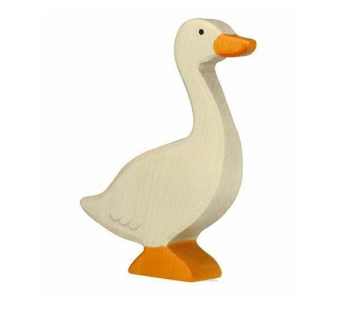 Holztiger goose standing