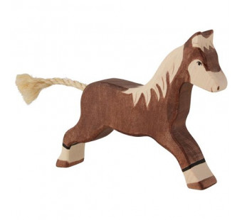 Holztiger horse walking dark brown