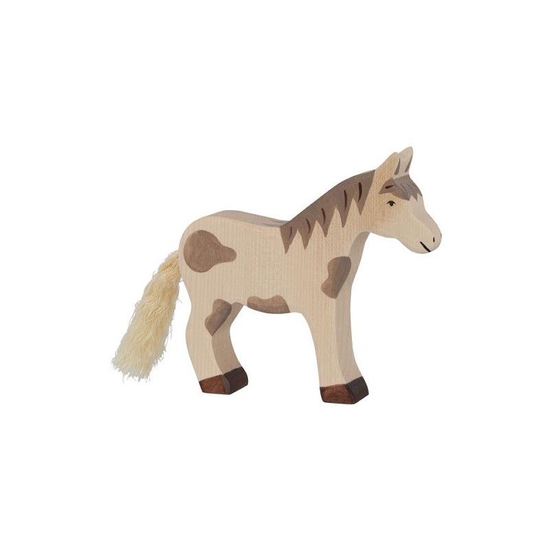 Holztiger paard lichtbruin