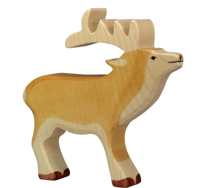 Holztiger deer