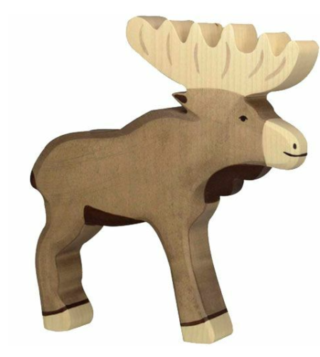 Holztiger stag