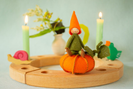 Figuring with mushroom  suitable for the year ring  (atelier Pippilotta)