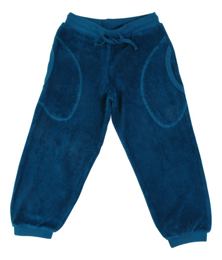 Duns terry long pants ink blue