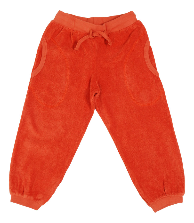 Duns terry lange broek dried tobacco