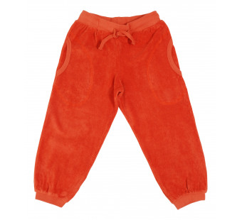 Duns Sweden terry badstof lange broek orange rust