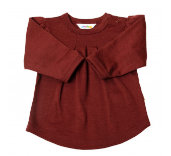 Joha merino woolen shirt burgundy