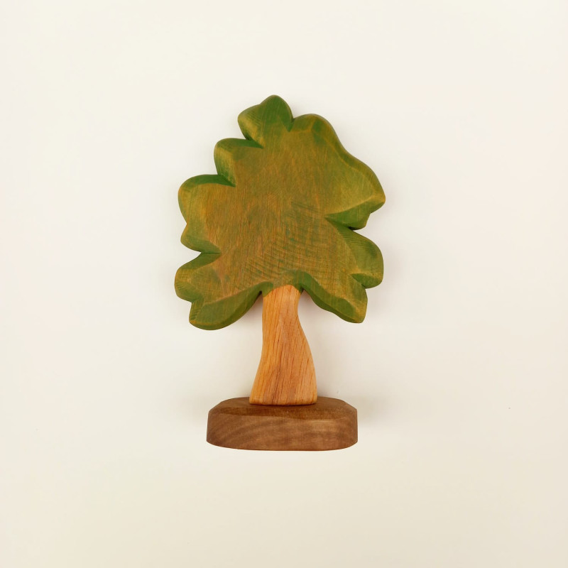 Predan houten denneboom ongeveer 20cm hoog