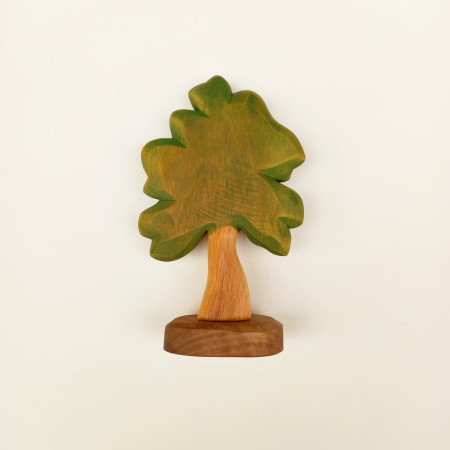 Predan houten denneboom ongeveer 20cm hoog