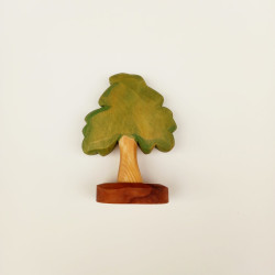 Predan wooden broad-leaved tree about 13cm high