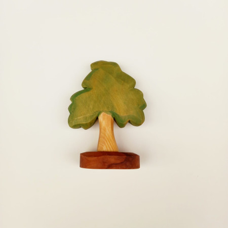 Predan wooden broad-leaved tree about 13cm high