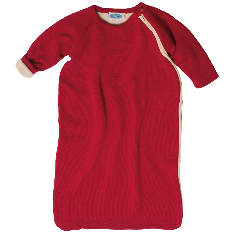 Reiff wool cotton padded sleeping bag grey