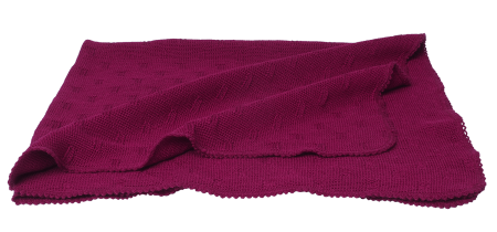 Reiff merino wool silk blanket Sissi Navy