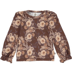 Muesli katoenen longsleeve hydrangeas