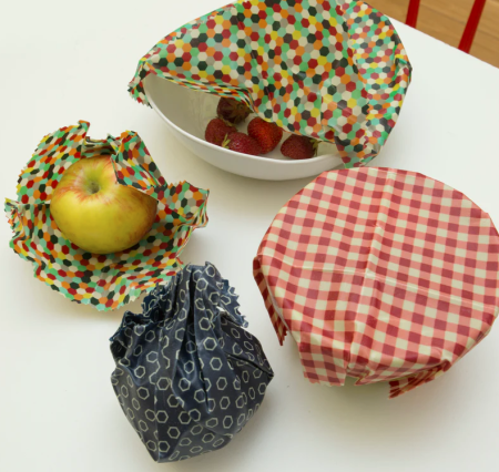 Kikkerland set of 3 beewax  towels gingerham