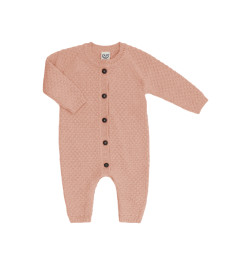 Puri organics popcorn  jumpsuit oester 80% katoen 20% wol