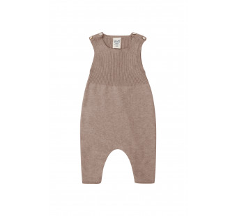 Puri organics playsuit taupe 80% cotton 20% silk