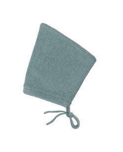 Puri organics retro mutsje dusty blue 80% katoen 20% zijde