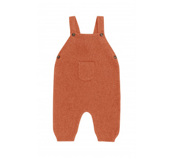 Puri organics playsuit with pocket copper 80% cotton 20% linen