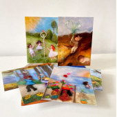 Het Wol Feetje set of cards spring summer 8 pieces