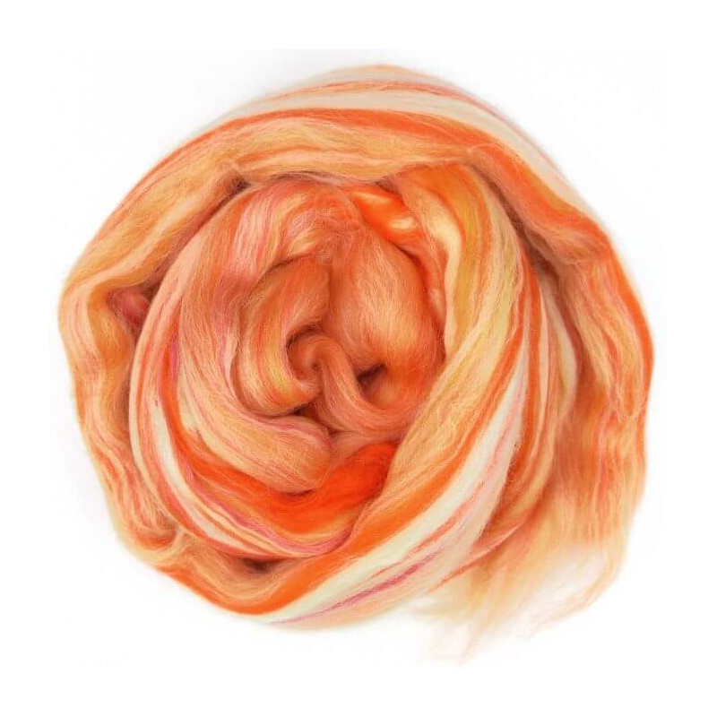 De Witte Engel Meervilt Merino blend Oranje