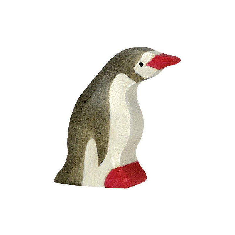 Holztiger pinguin small head forward