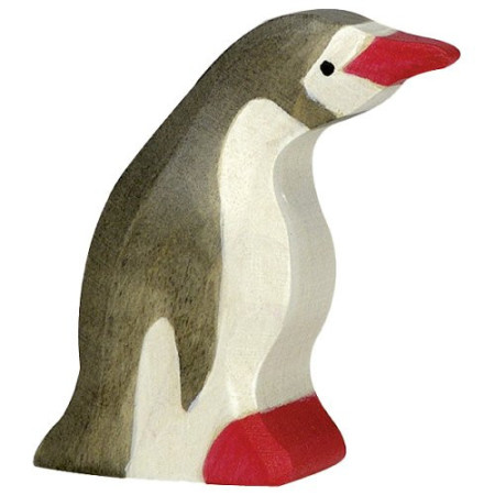 Holztiger pinguin small head forward