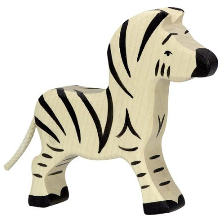 Holztiger zebra klein