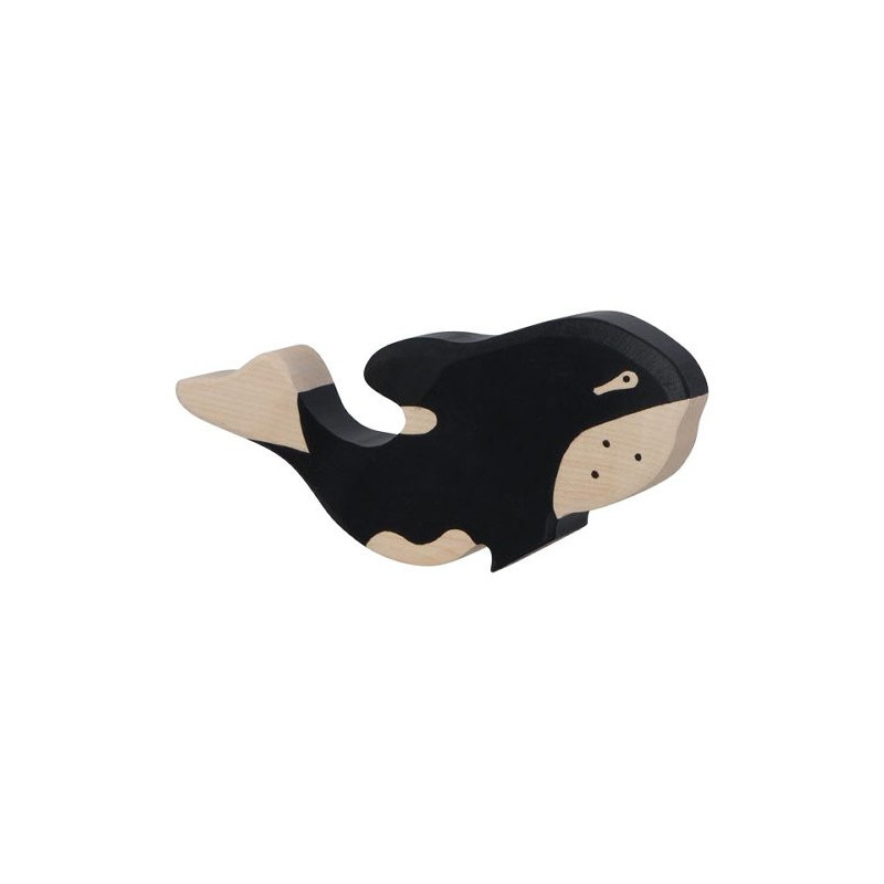 Holztiger orca whale