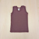 Lilano wool slik sleeveless shirt mauve