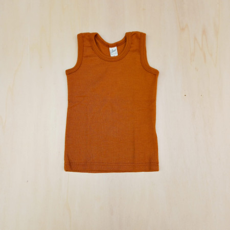 Lilano wool slik longsleeve  curry