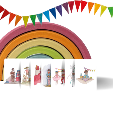 Anna's Atelier dagritmekaarten jaarfeesten A6