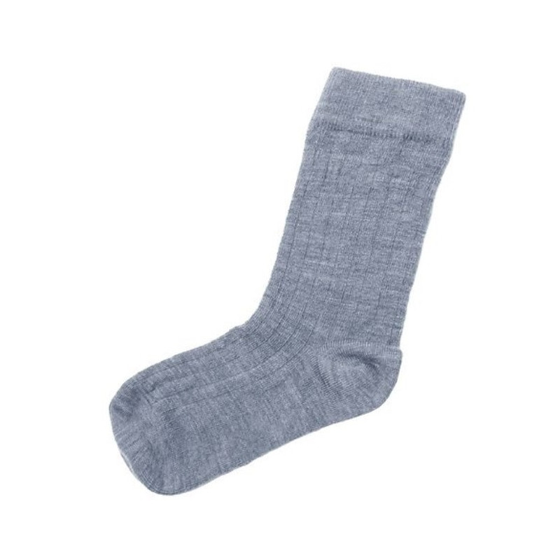 Joha thin woolen socks  blue grey