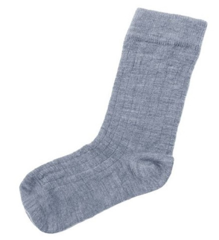 Joha thin woolen socks  blue grey