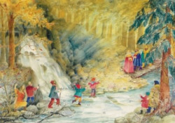 Adventskalender klein van Lesch Konigliche weihnachten