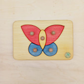 Drei Blatter wooden puzzle butterfly