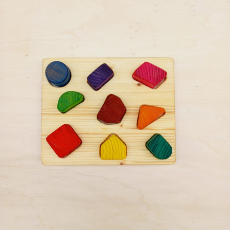 Drei Blatter puzzle different shapes