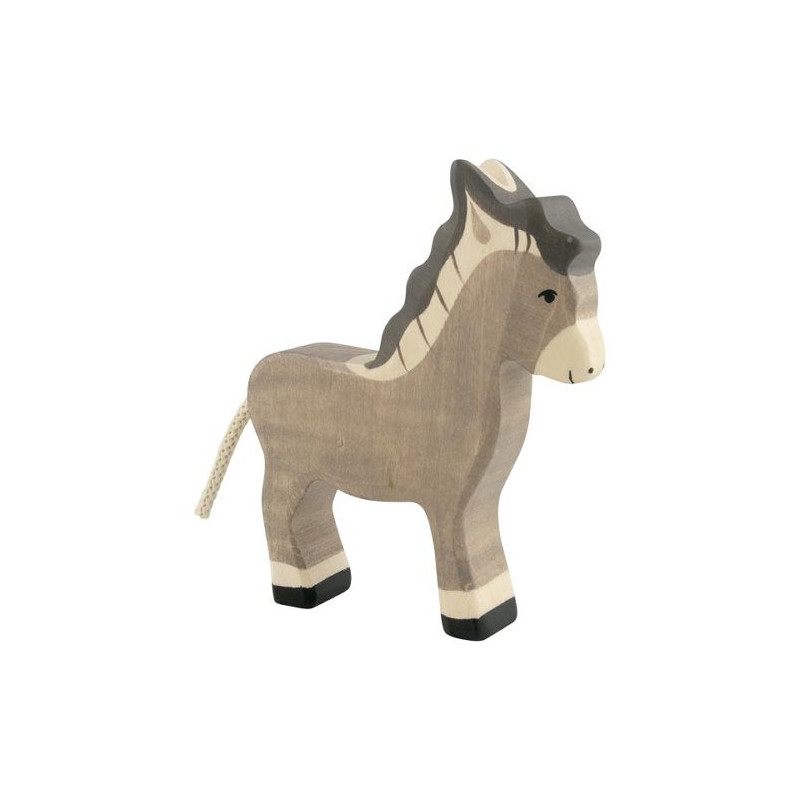 Holztiger donkey standing