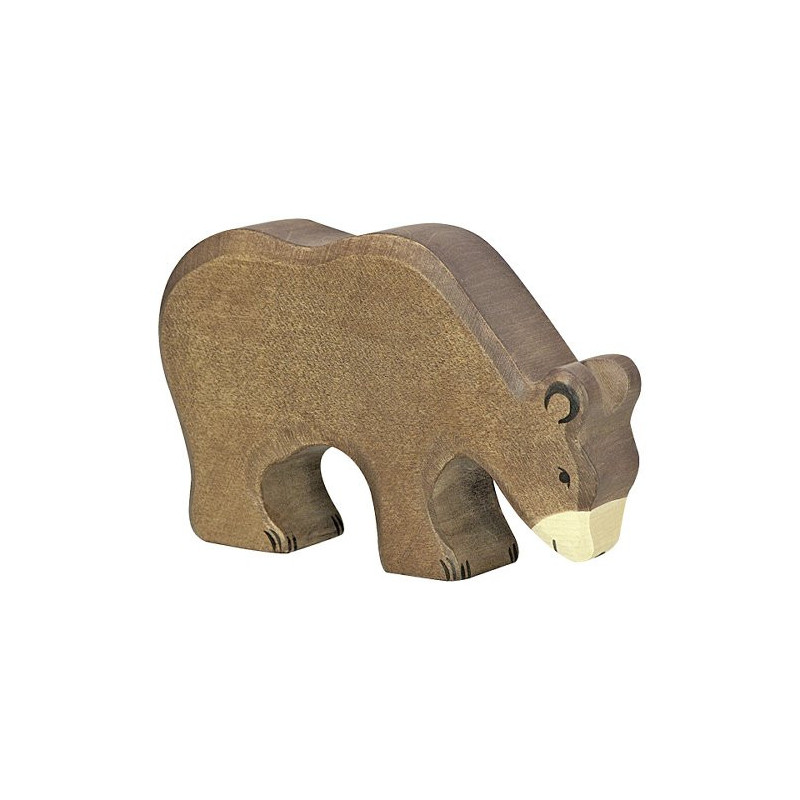 Holztiger brown bear