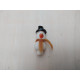 Ceramic figurine snowman with mustard scarf  (Ipsen de Bruggen)